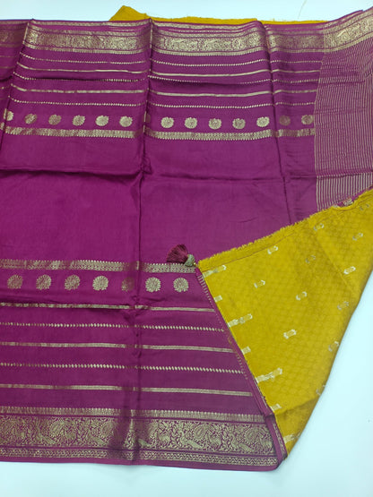 SEMI CREPE SILK SAREE (SPECIAL 20% DISCOUNT) - B S CHANNABASAPPA & SONS