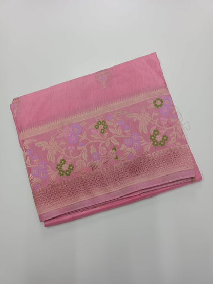 SEMI CREPE SILK SAREE (SPECIAL 20% DISCOUNT) - B S CHANNABASAPPA & SONS