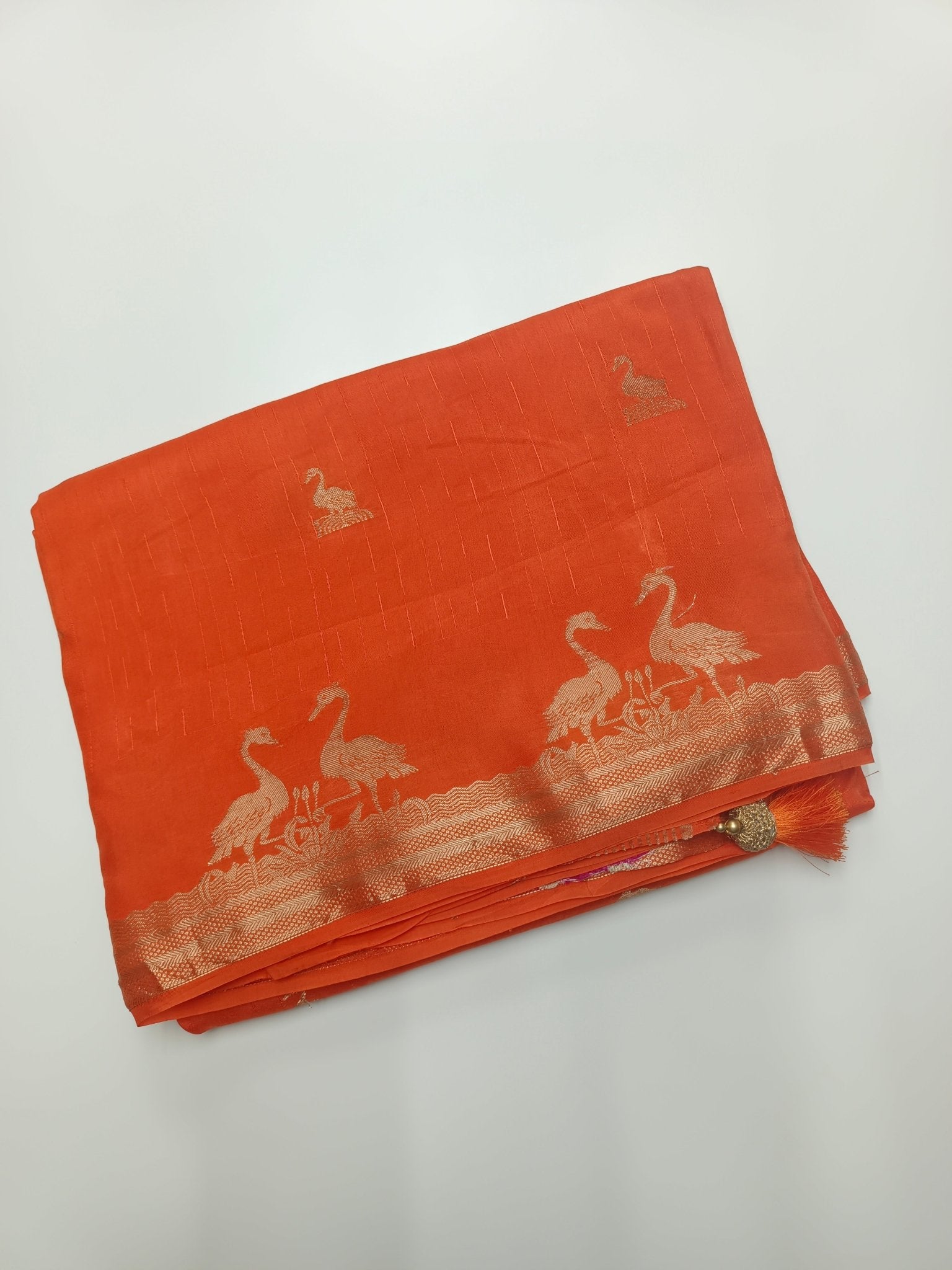 SEMI CREPE SILK SAREE (SPECIAL 20% DISCOUNT) - B S CHANNABASAPPA & SONS
