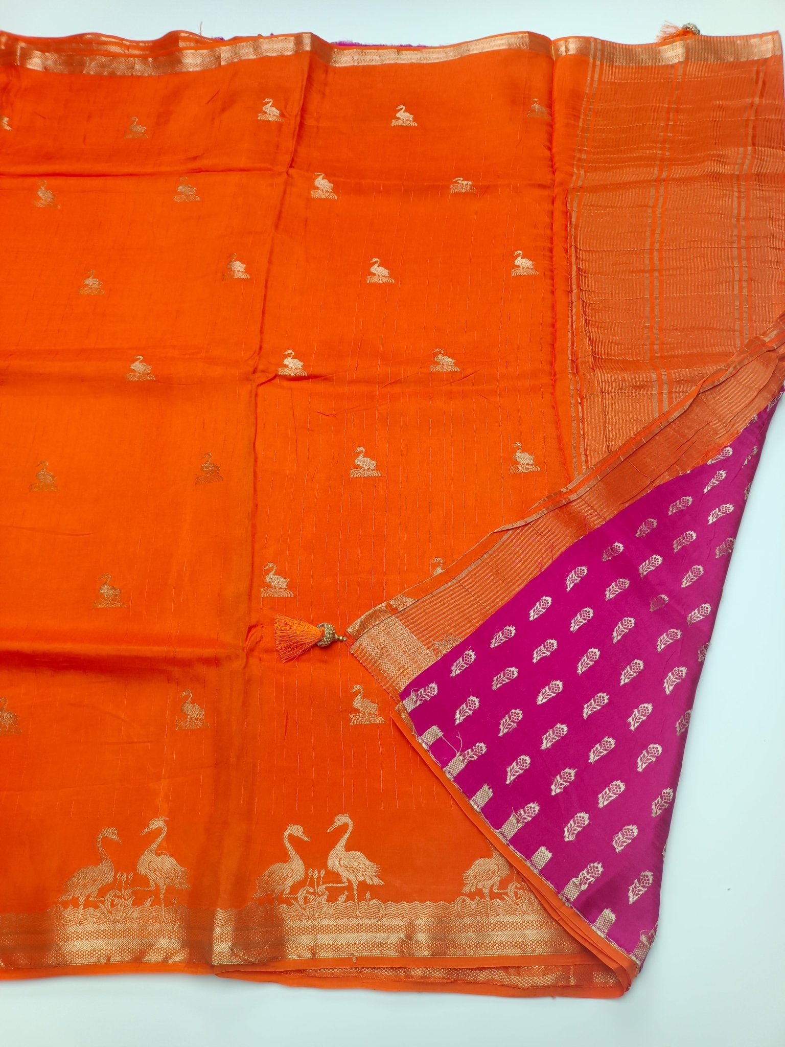 SEMI CREPE SILK SAREE (SPECIAL 20% DISCOUNT) - B S CHANNABASAPPA & SONS