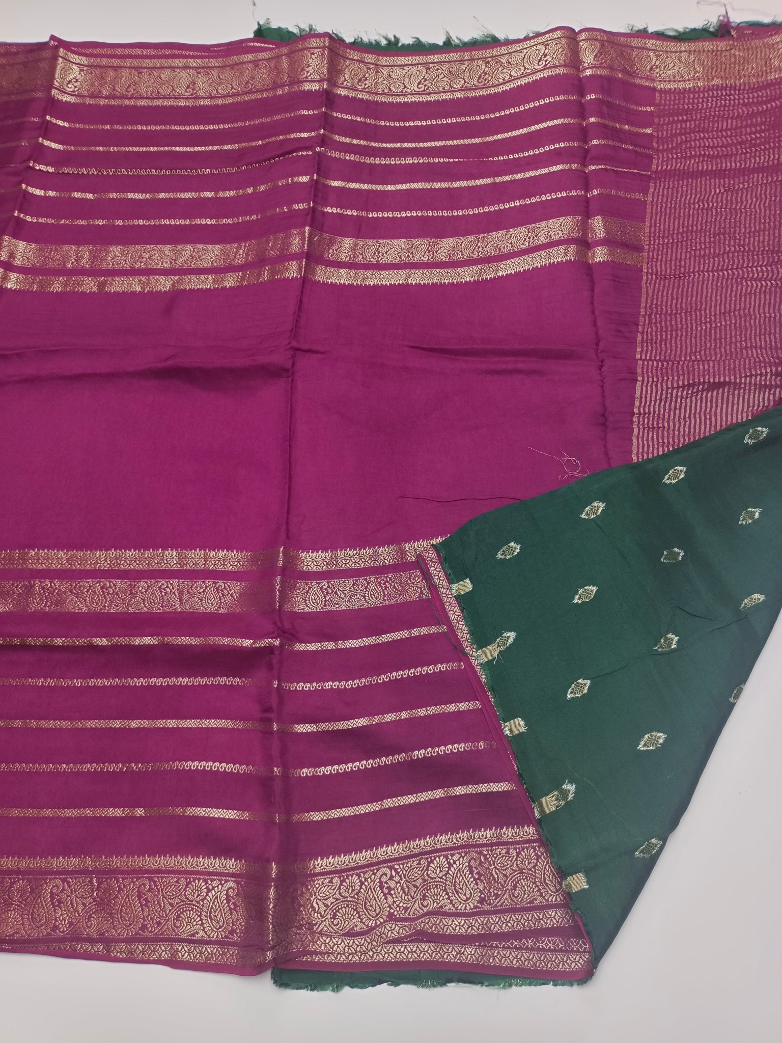 SEMI CREPE SILK SAREE (SPECIAL 20% DISCOUNT) - B S CHANNABASAPPA & SONS