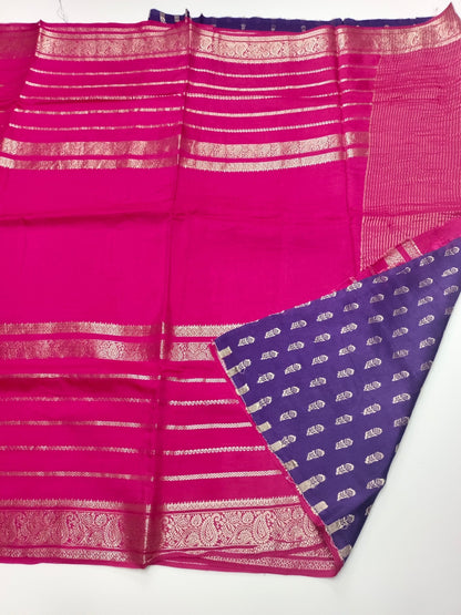 SEMI CREPE SILK SAREE (SPECIAL 20% DISCOUNT) - B S CHANNABASAPPA & SONS