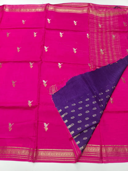 SEMI CREPE SILK SAREE (SPECIAL 20% DISCOUNT) - B S CHANNABASAPPA & SONS