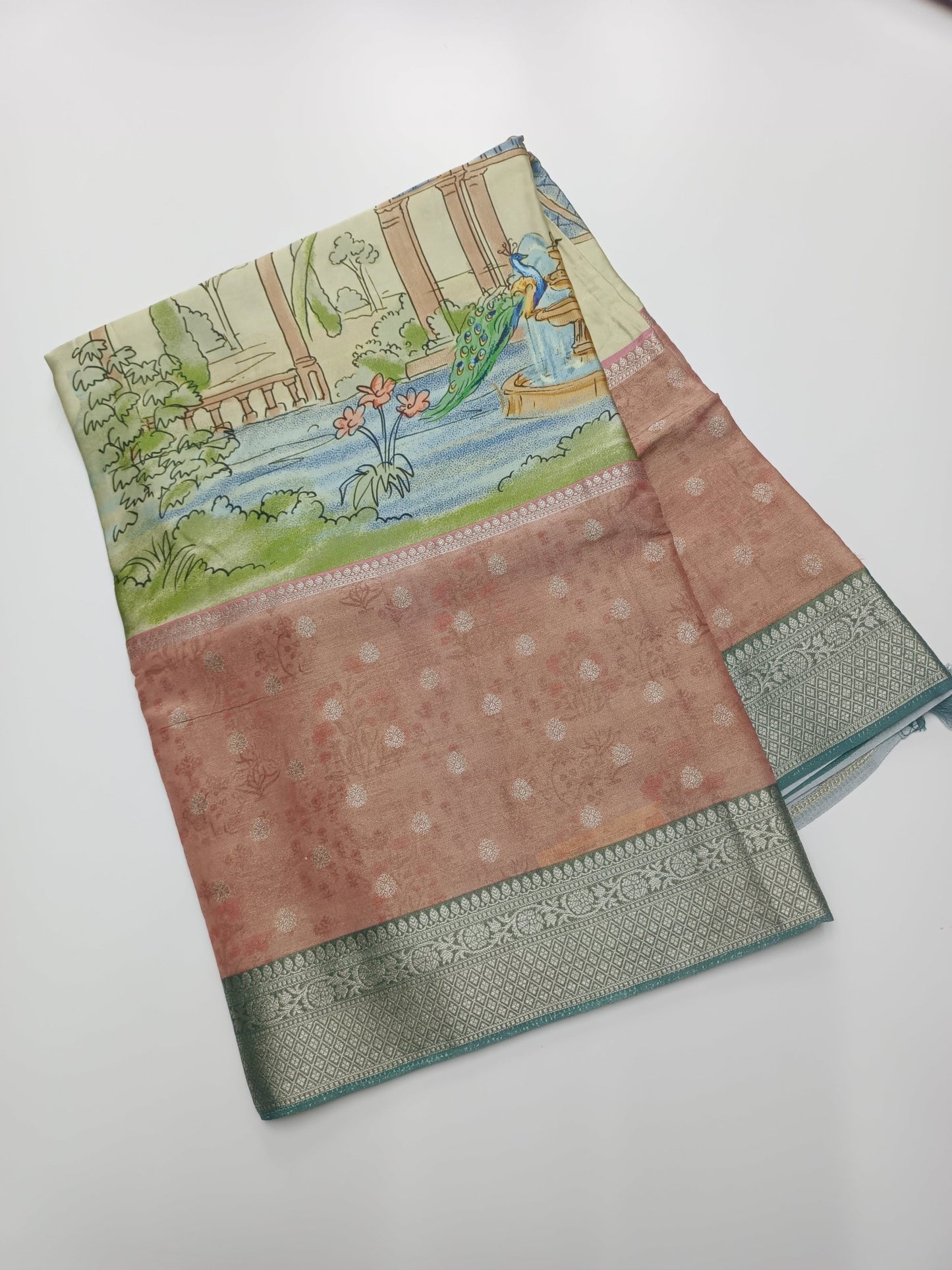 SATIN CREPE SILK SAREE (SPECIAL 20% DISCOUNT) - B S CHANNABASAPPA & SONS