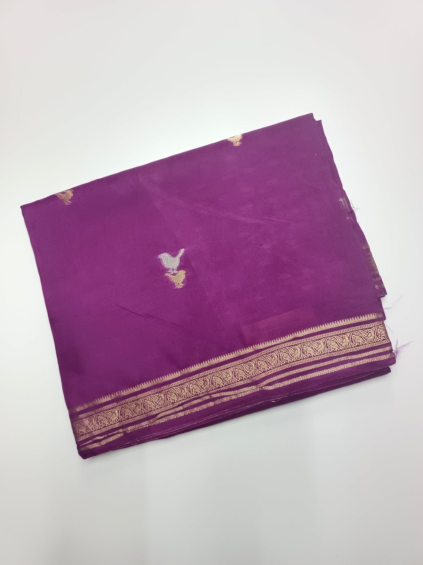 SEMI CREPE SILK SAREE (SPECIAL 20% DISCOUNT) - B S CHANNABASAPPA & SONS