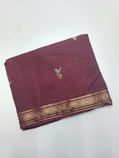 SEMI CREPE SILK SAREE (SPECIAL 20% DISCOUNT) - B S CHANNABASAPPA & SONS