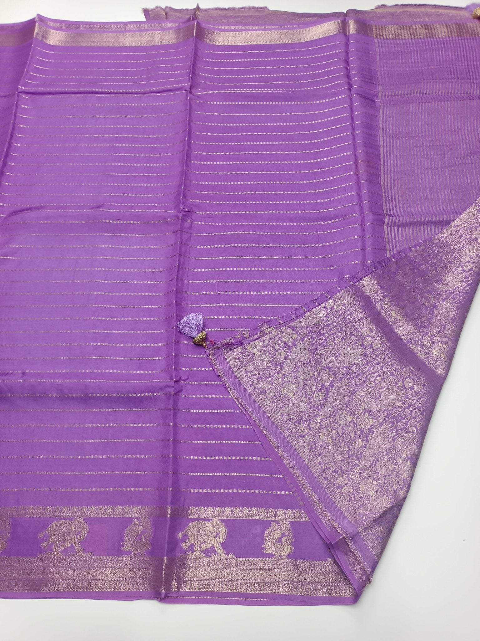 SEMI CREPE SILK SAREE (SPECIAL 20% DISCOUNT) - B S CHANNABASAPPA & SONS