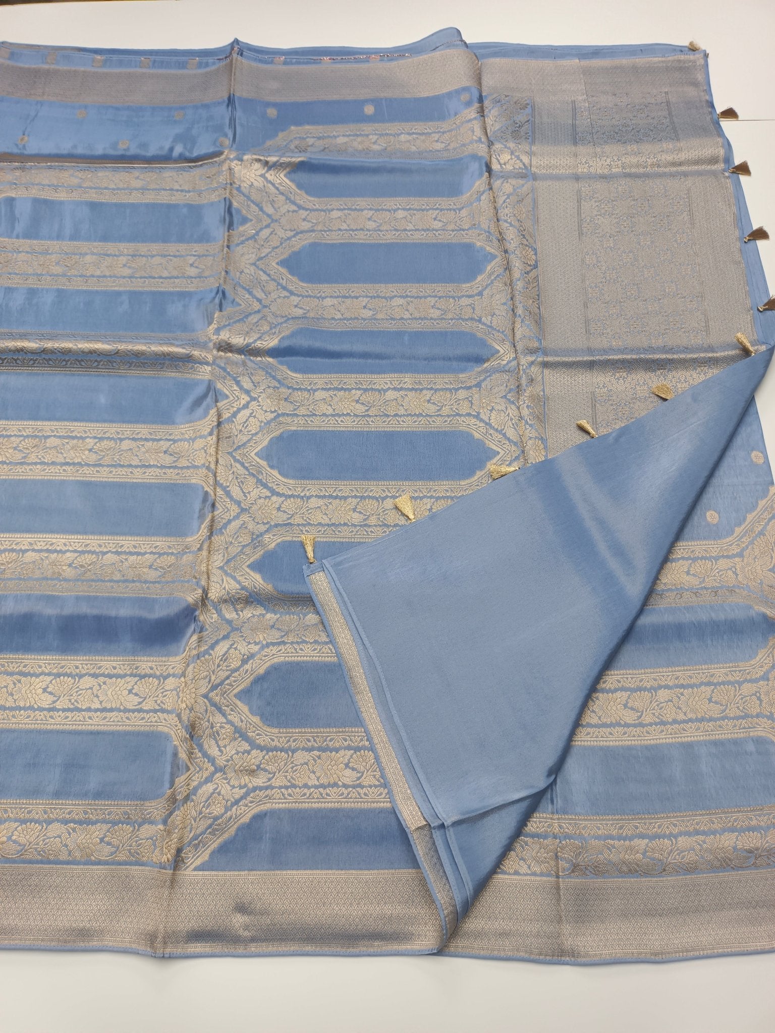 SEMI CREPE SILK SAREE (SPECIAL 20% DISCOUNT) - B S CHANNABASAPPA & SONS