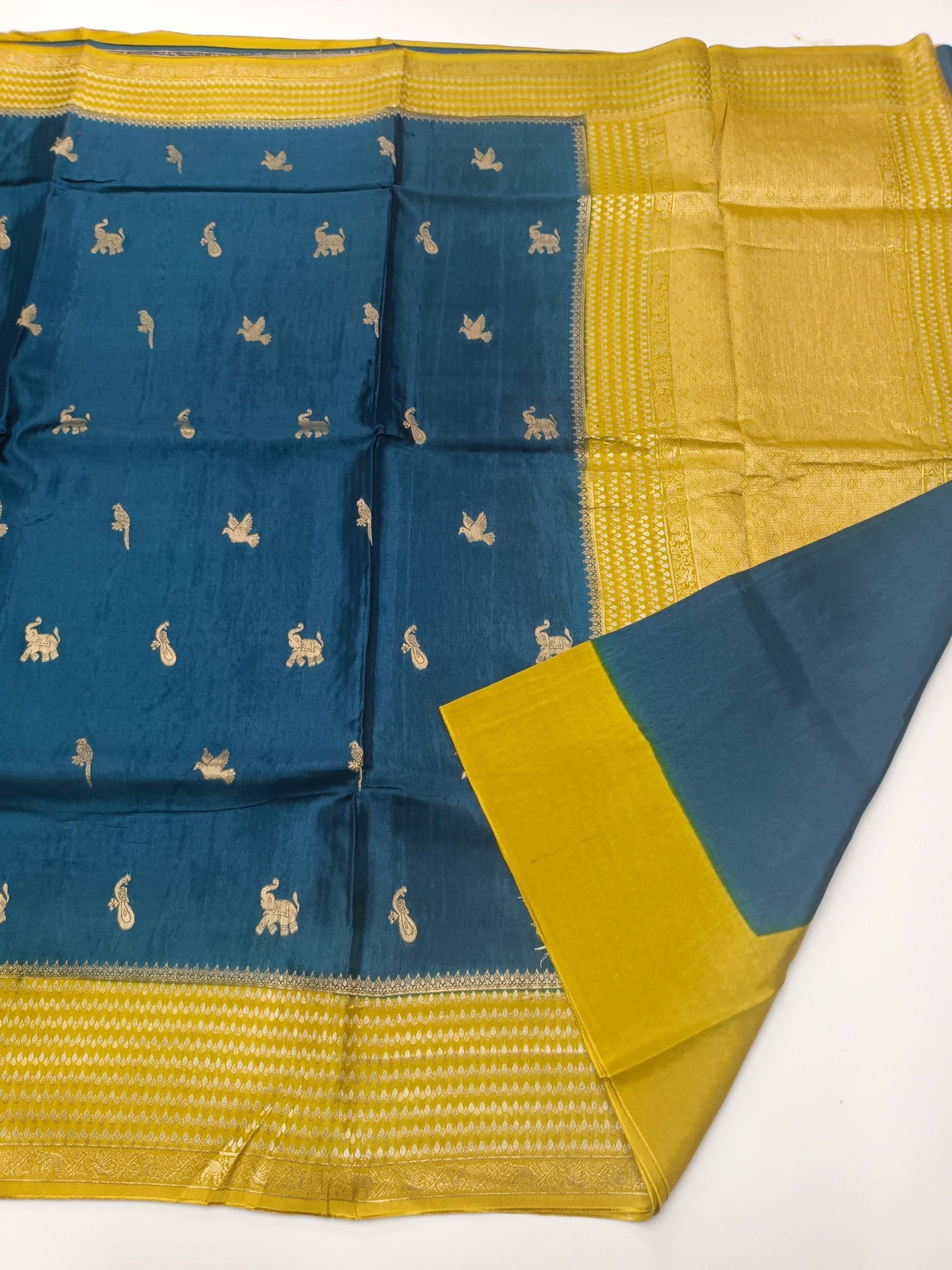 SEMI CREPE SILK SAREE (SPECIAL 20% DISCOUNT) - B S CHANNABASAPPA & SONS