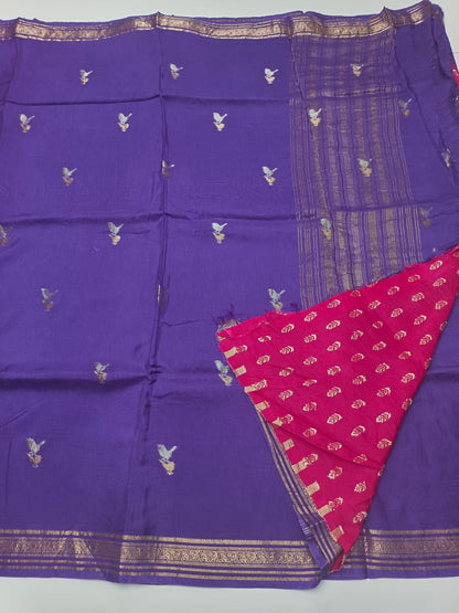 SEMI CREPE SILK SAREE (SPECIAL 20% DISCOUNT) - B S CHANNABASAPPA & SONS