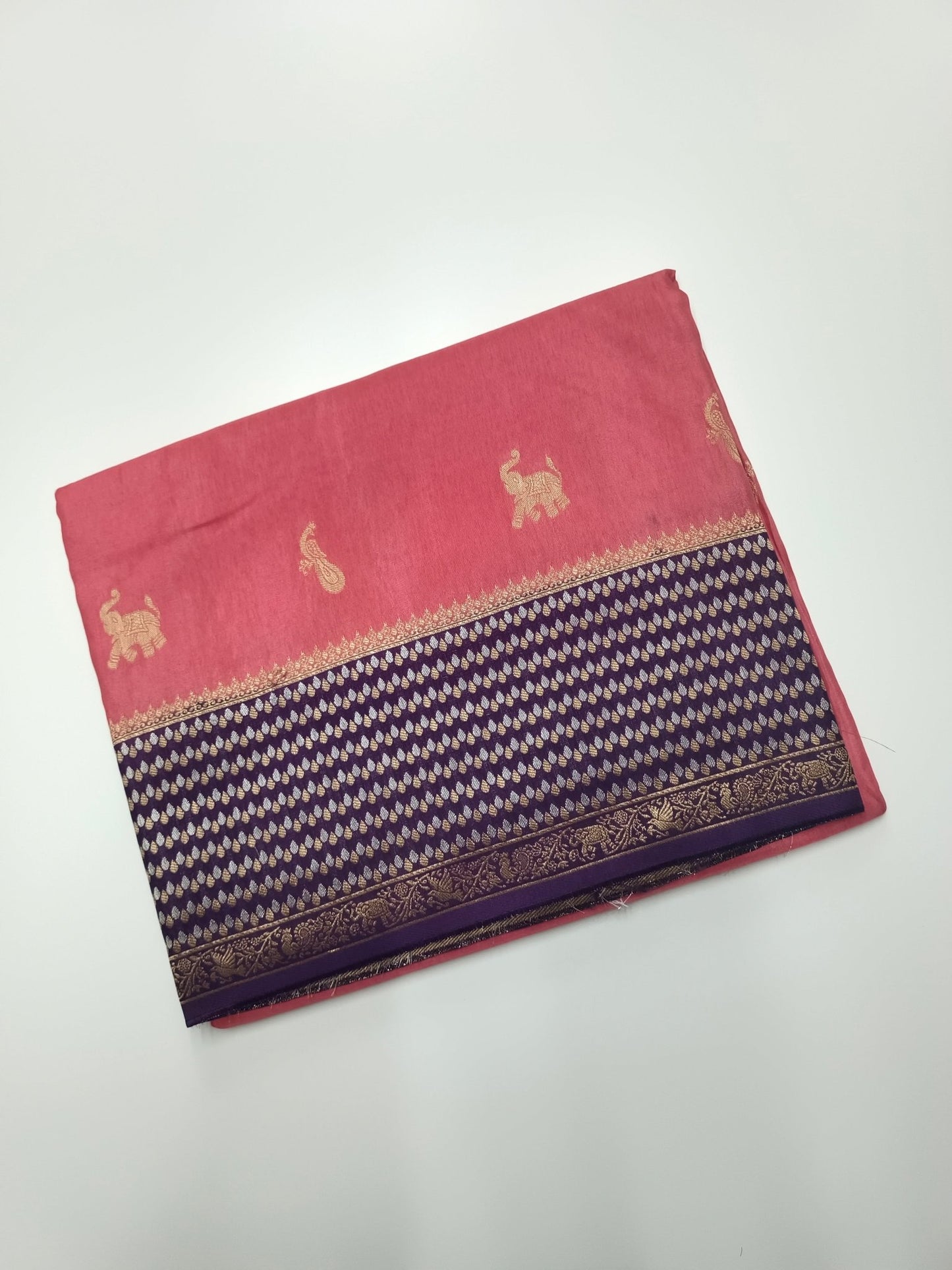 SEMI CREPE SILK SAREE (SPECIAL 20% DISCOUNT) - B S CHANNABASAPPA & SONS