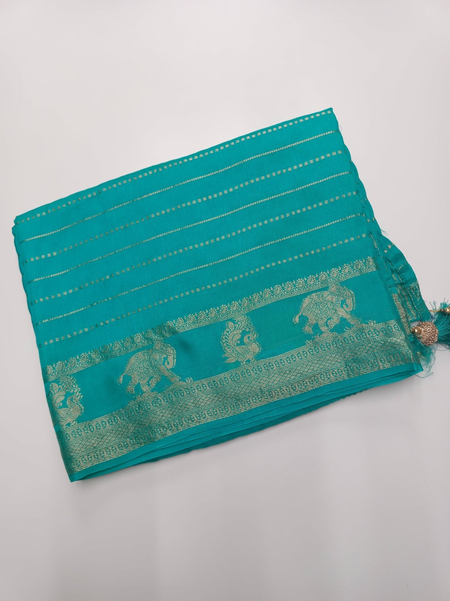SEMI CREPE SILK SAREE (SPECIAL 20% DISCOUNT) - B S CHANNABASAPPA & SONS