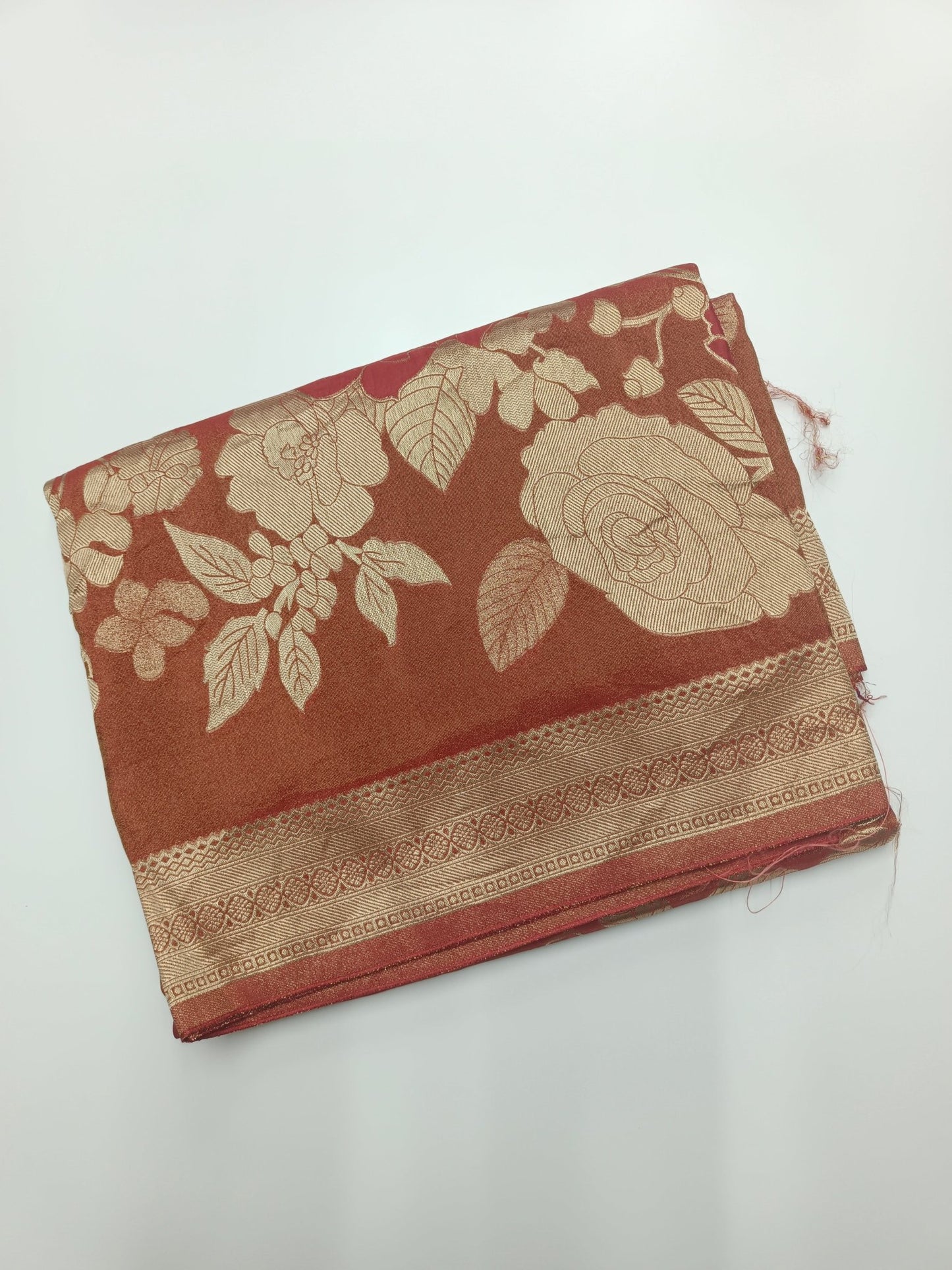 FANCY TISSUE CREPE SILK SAREE (SPECIAL 20% DISCOUNT) - B S CHANNABASAPPA & SONS