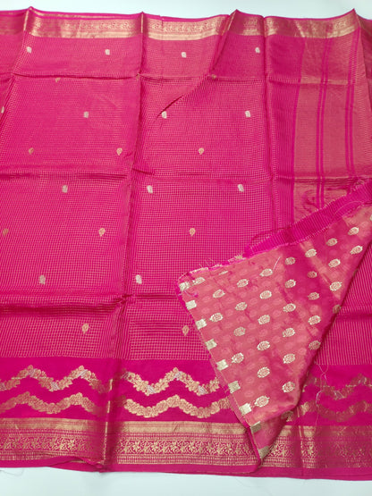 SEMI CREPE SILK SAREE (SPECIAL 20% DISCOUNT) - B S CHANNABASAPPA & SONS