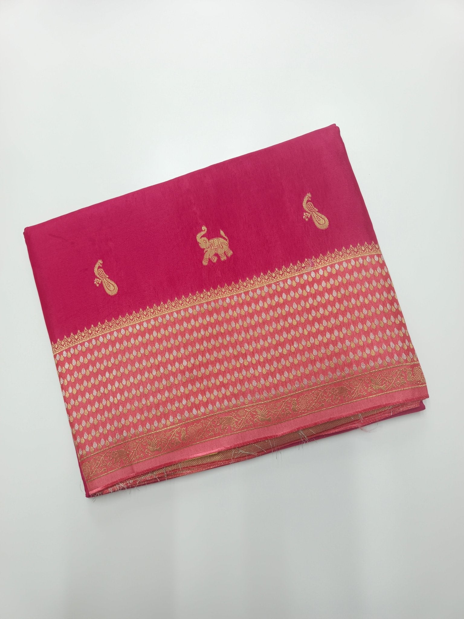 SEMI CREPE SILK SAREE (SPECIAL 20% DISCOUNT) - B S CHANNABASAPPA & SONS