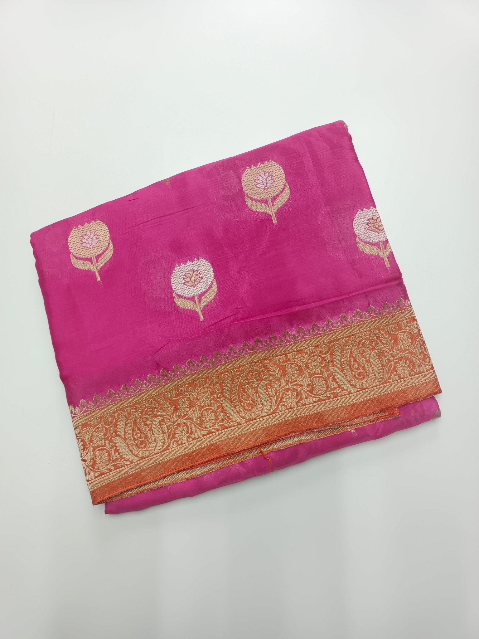 SEMI CREPE SILK SAREE (SPECIAL 20% DISCOUNT) - B S CHANNABASAPPA & SONS