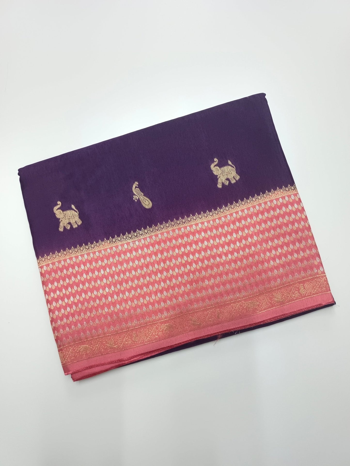 SEMI CREPE SILK SAREE (SPECIAL 20% DISCOUNT) - B S CHANNABASAPPA & SONS