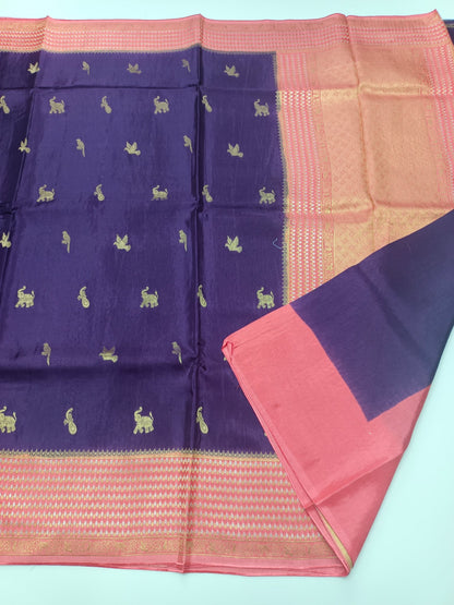 SEMI CREPE SILK SAREE (SPECIAL 20% DISCOUNT) - B S CHANNABASAPPA & SONS