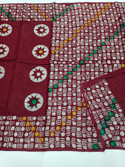 FANCY PRINTED JAIPUR COTTON SAREE