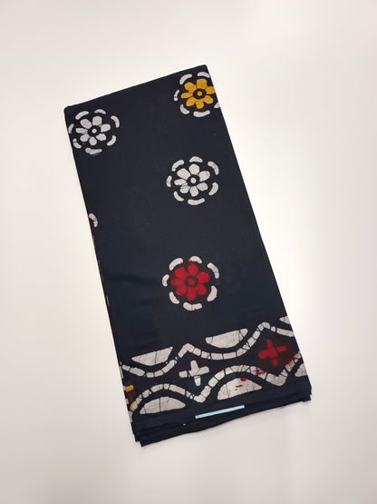 FANCY PRINTED JAIPUR COTTON SAREE