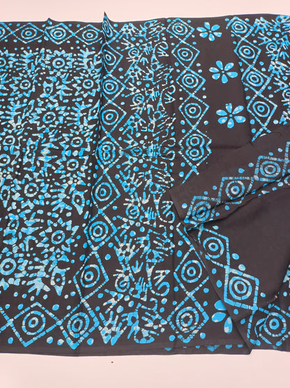 FANCY PRINTED JAIPUR COTTON SAREE