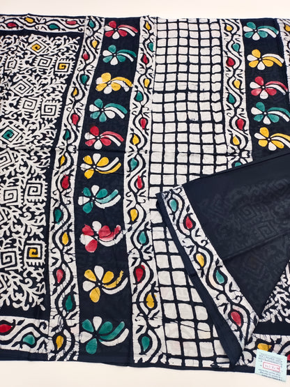 FANCY PRINTED JAIPUR COTTON SAREE