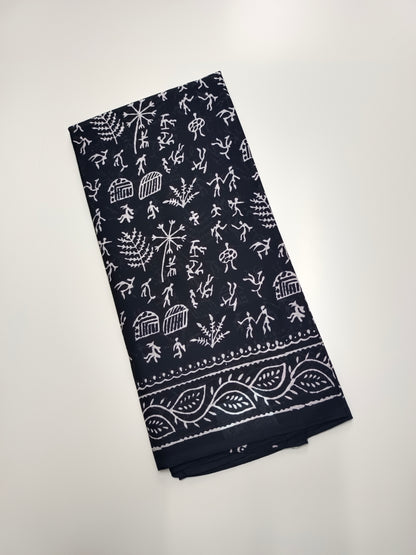 FANCY PRINTED JAIPUR COTTON SAREE