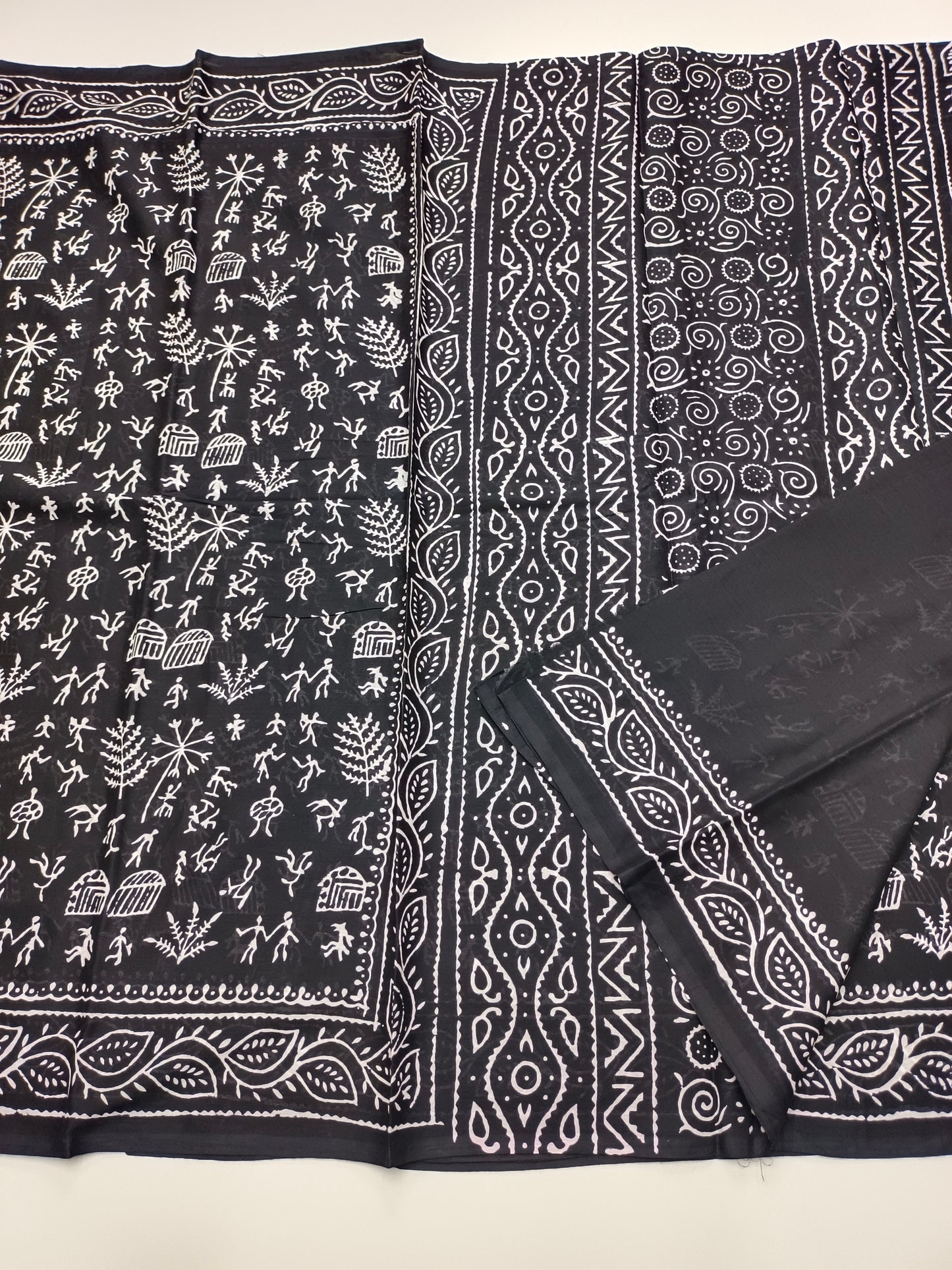 FANCY PRINTED JAIPUR COTTON SAREE