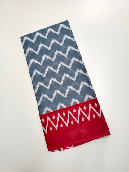 FANCY PRINTED JAIPUR COTTON SAREE