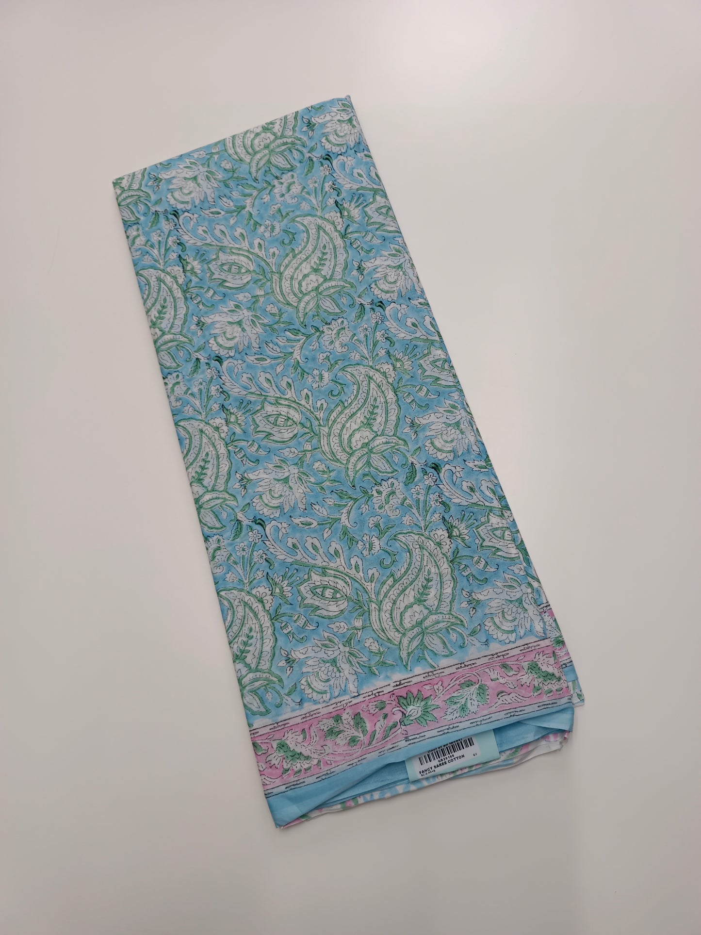 FANCY PRINTED JAIPUR COTTON SAREE