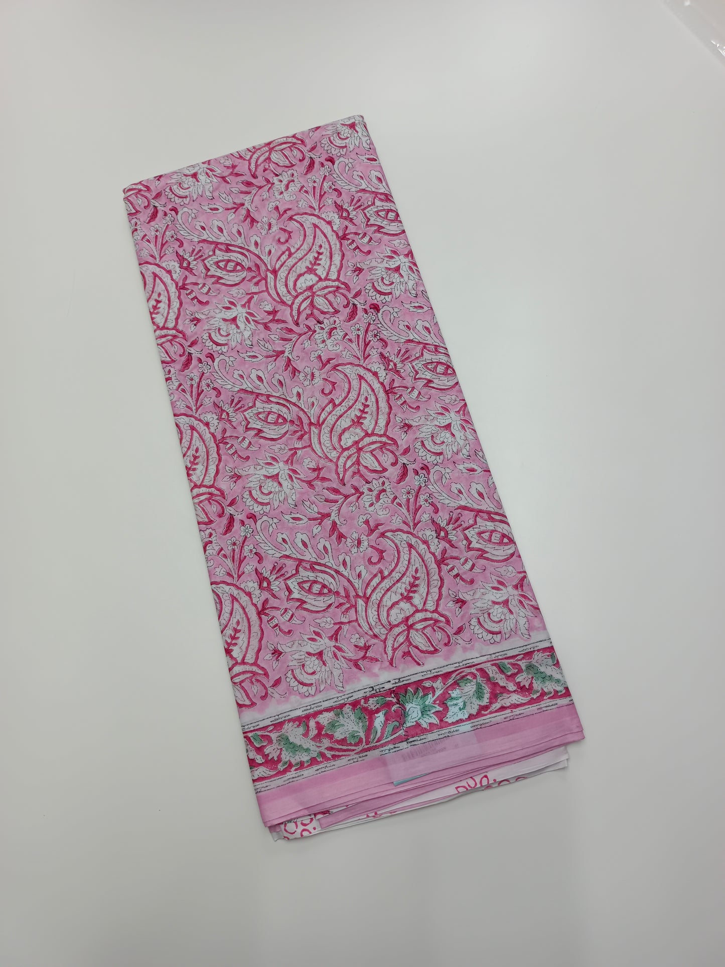 FANCY PRINTED JAIPUR COTTON SAREE
