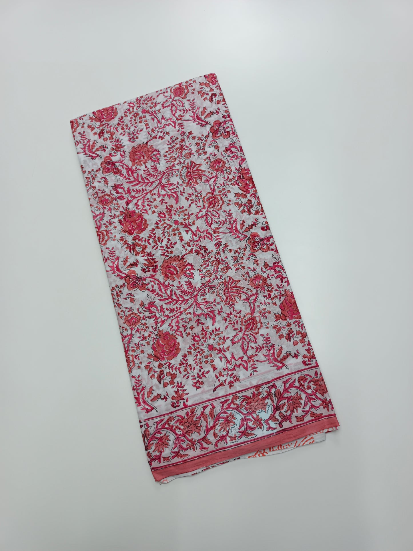 FANCY PRINTED JAIPUR COTTON SAREE