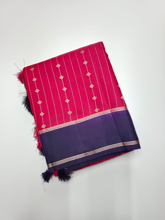 FANCY TUSSER SILK SAREE