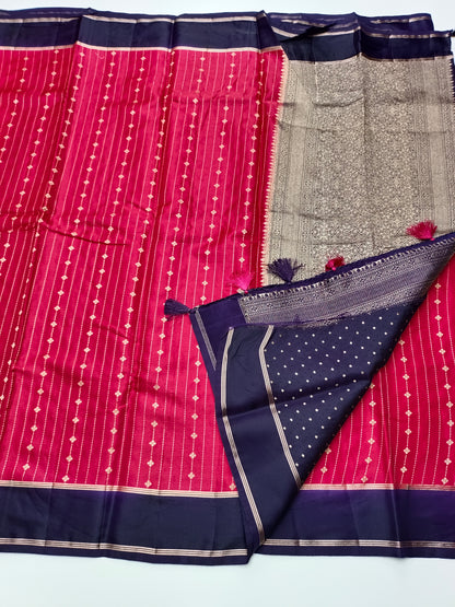 FANCY TUSSER SILK SAREE