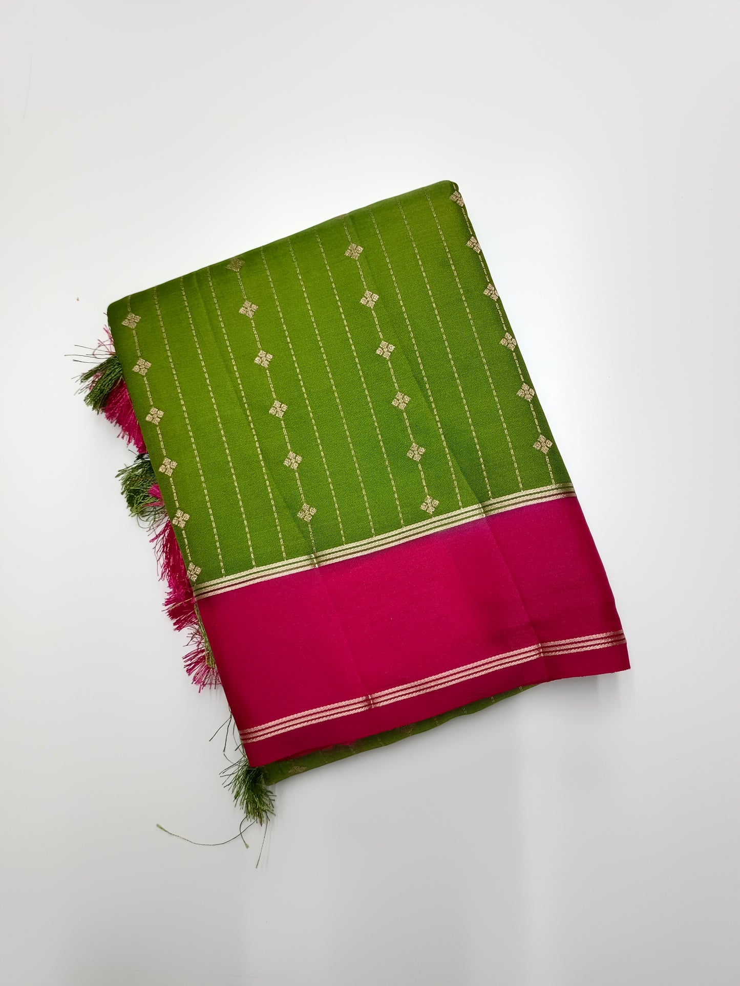 FANCY TUSSER SILK SAREE