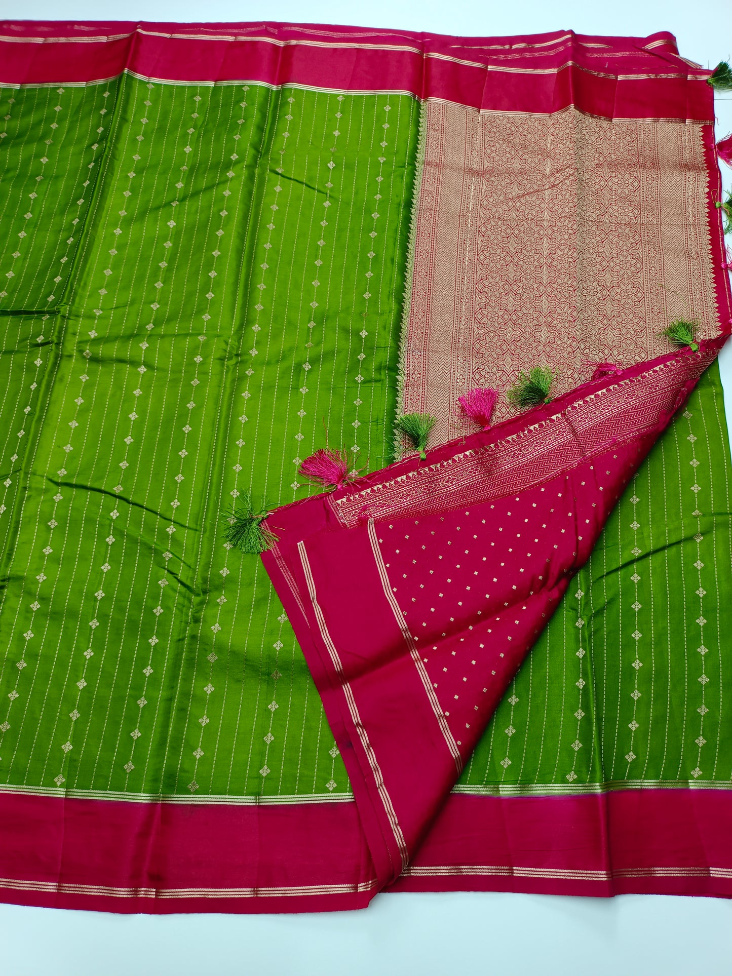 FANCY TUSSER SILK SAREE