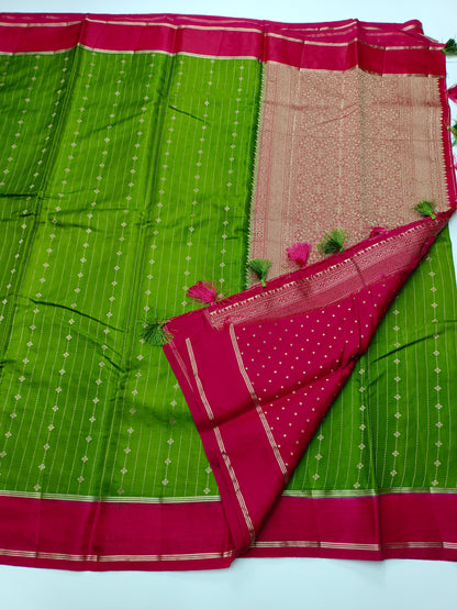 FANCY TUSSER SILK SAREE