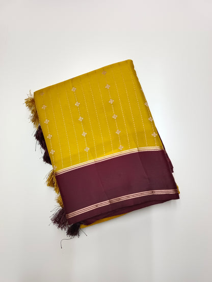 FANCY TUSSER SILK SAREE