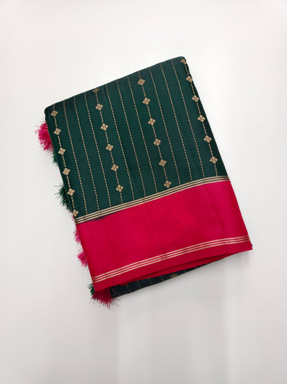 FANCY TUSSER SILK SAREE