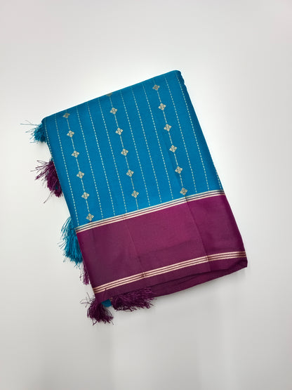 FANCY TUSSER SILK SAREE