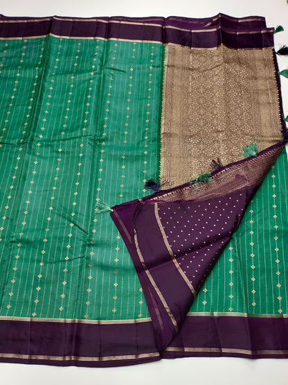 FANCY TUSSER SILK SAREE