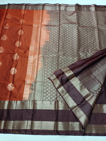 KANCHIPURAM SEMI SILK SAREE