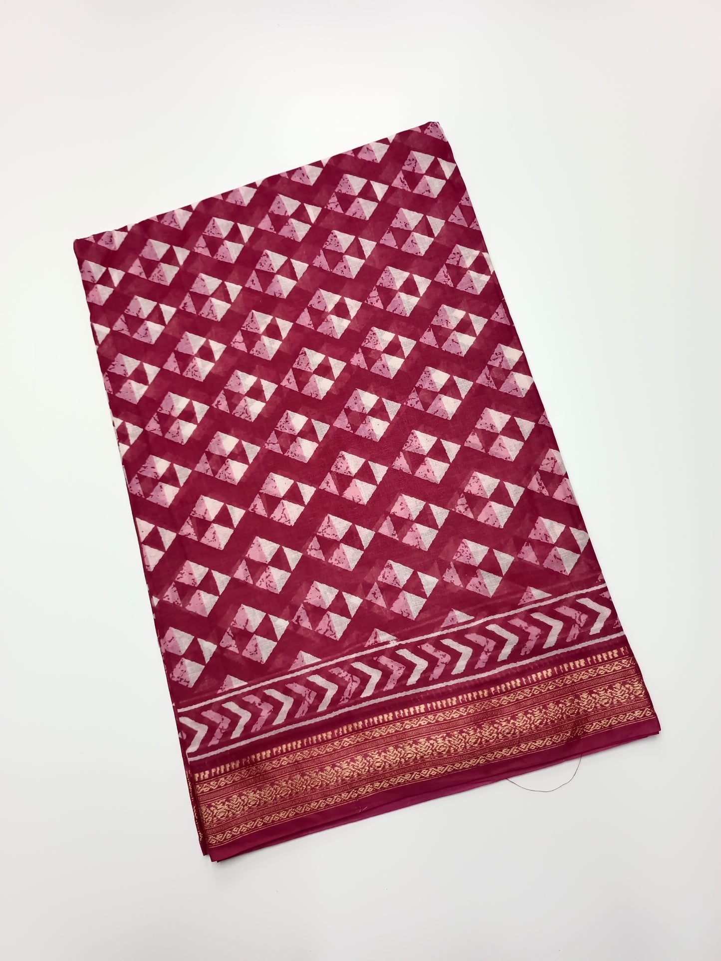 FANCY PRINTED JAIPUR COTTON SAREE