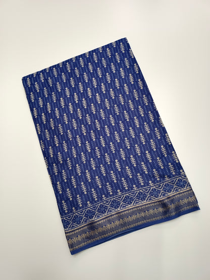 FANCY PRINTED JAIPUR COTTON SAREE