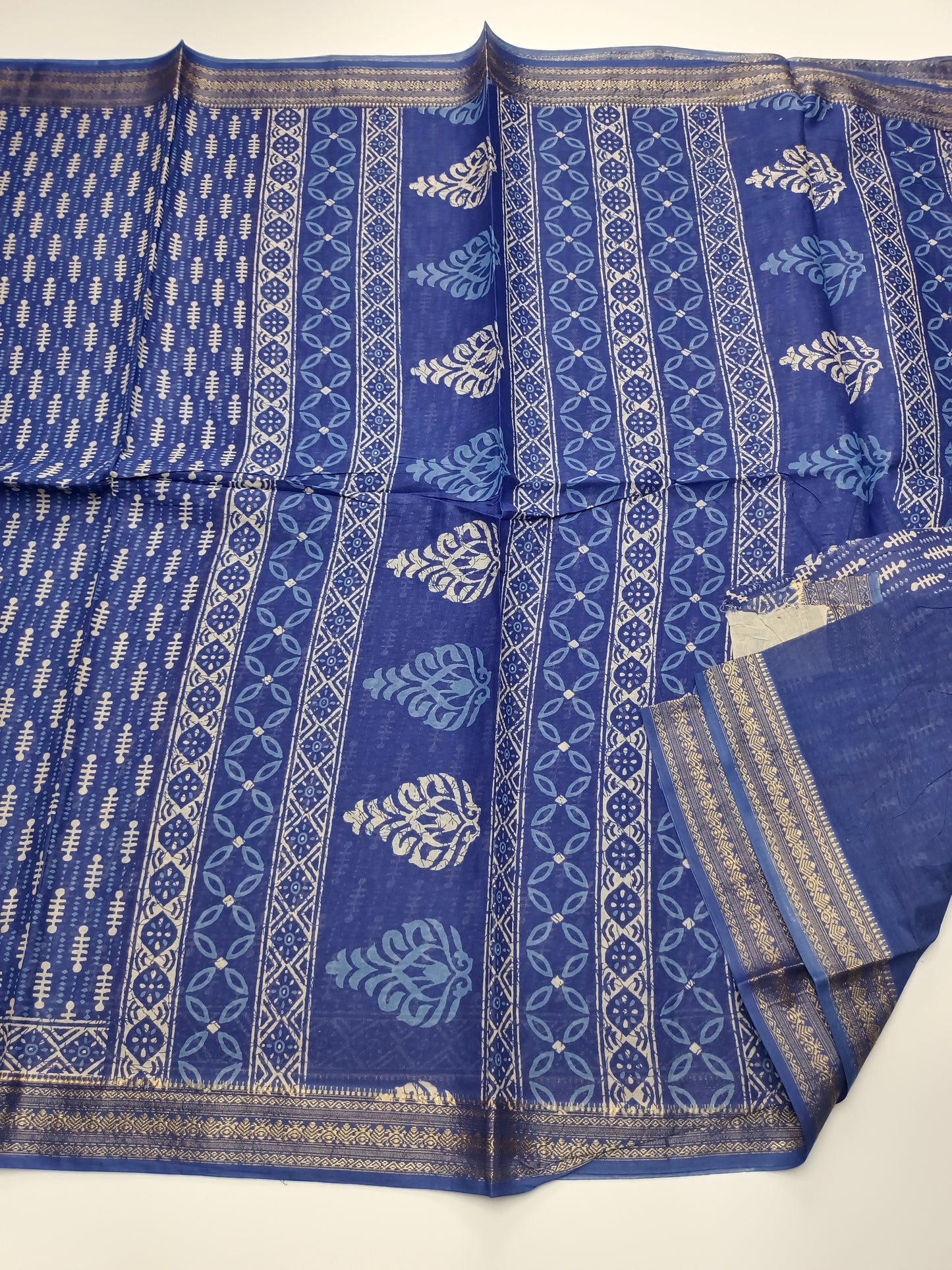 FANCY PRINTED JAIPUR COTTON SAREE