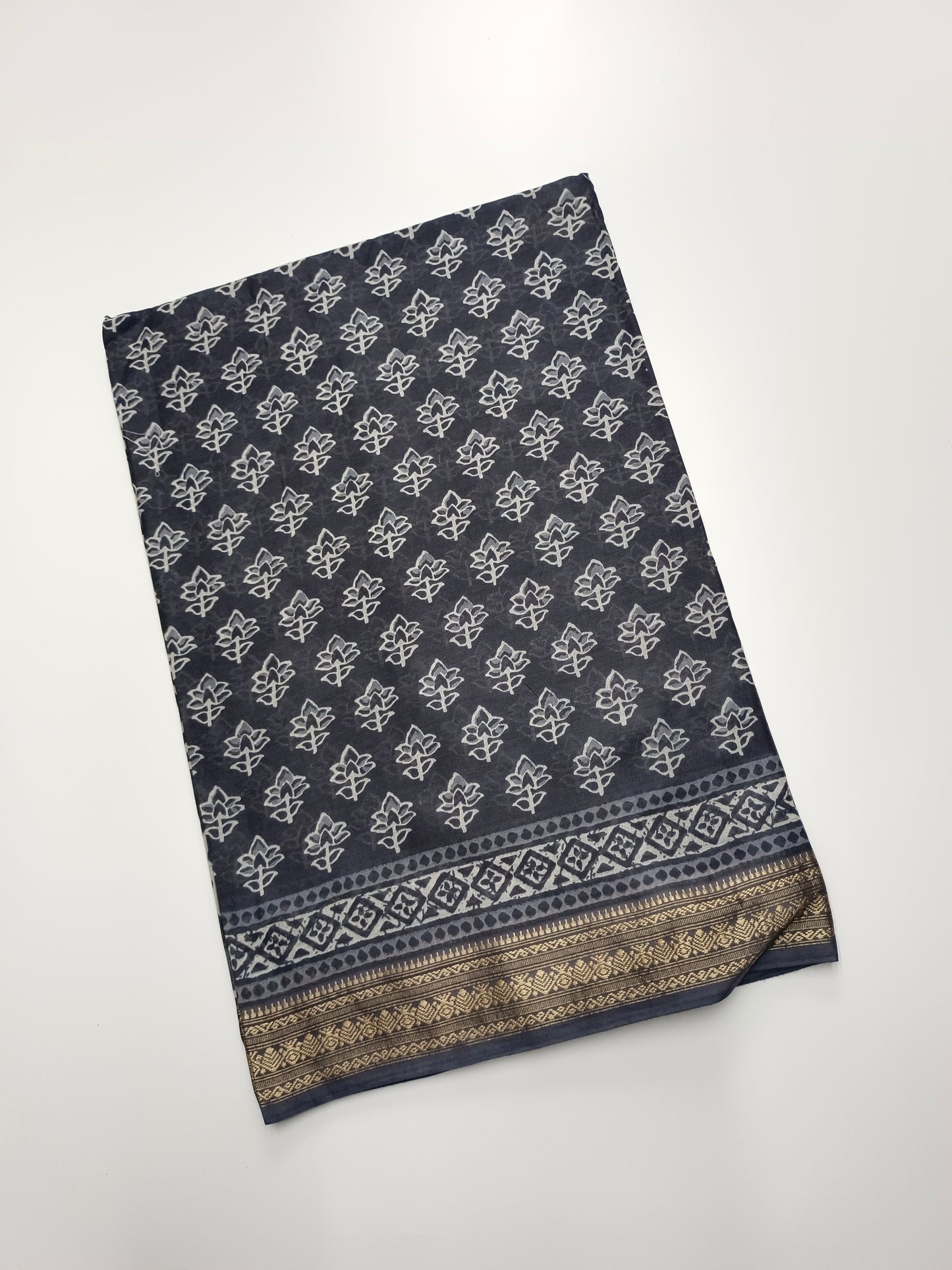 FANCY PRINTED JAIPUR COTTON SAREE