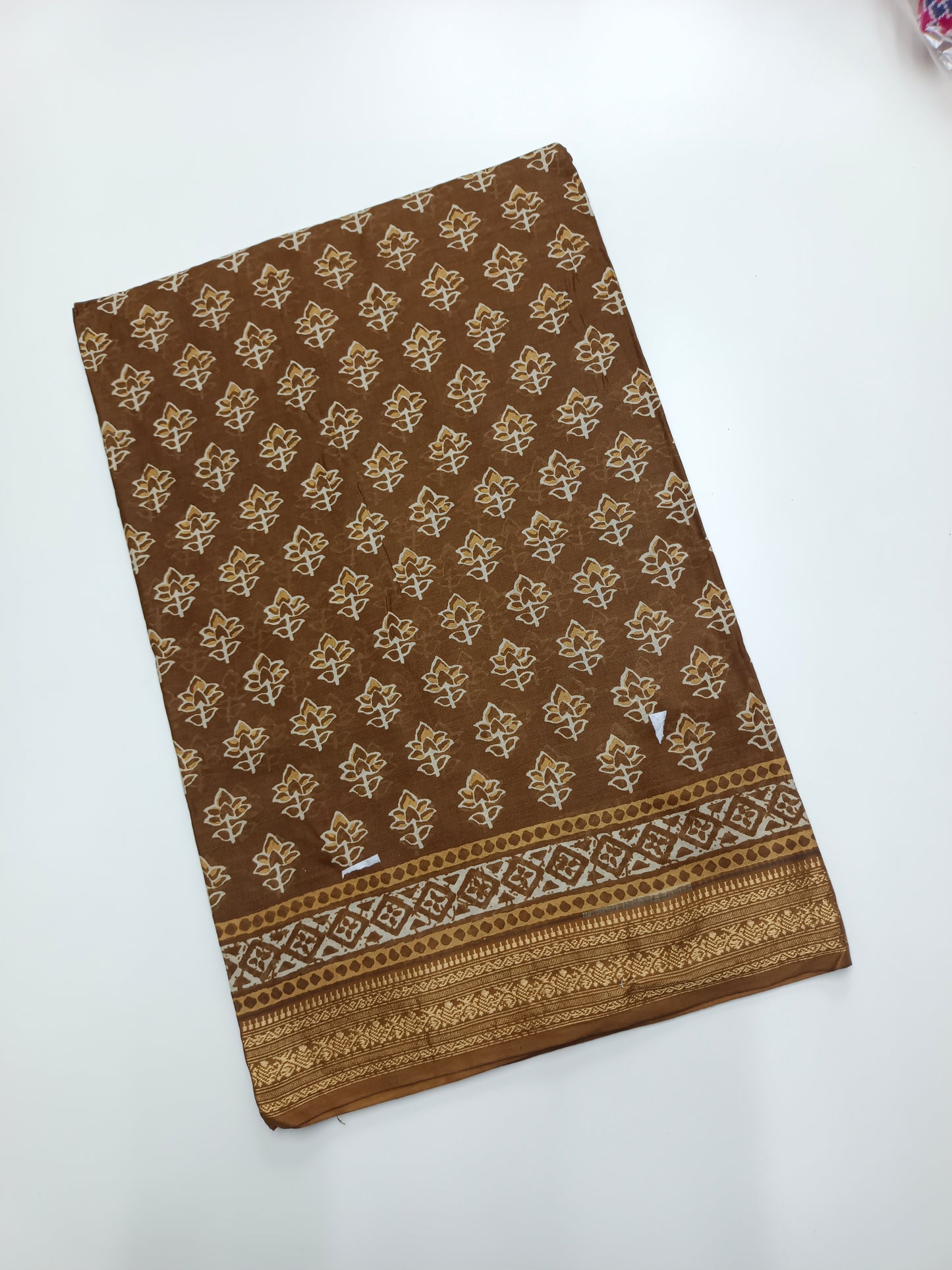 FANCY PRINTED JAIPUR COTTON SAREE