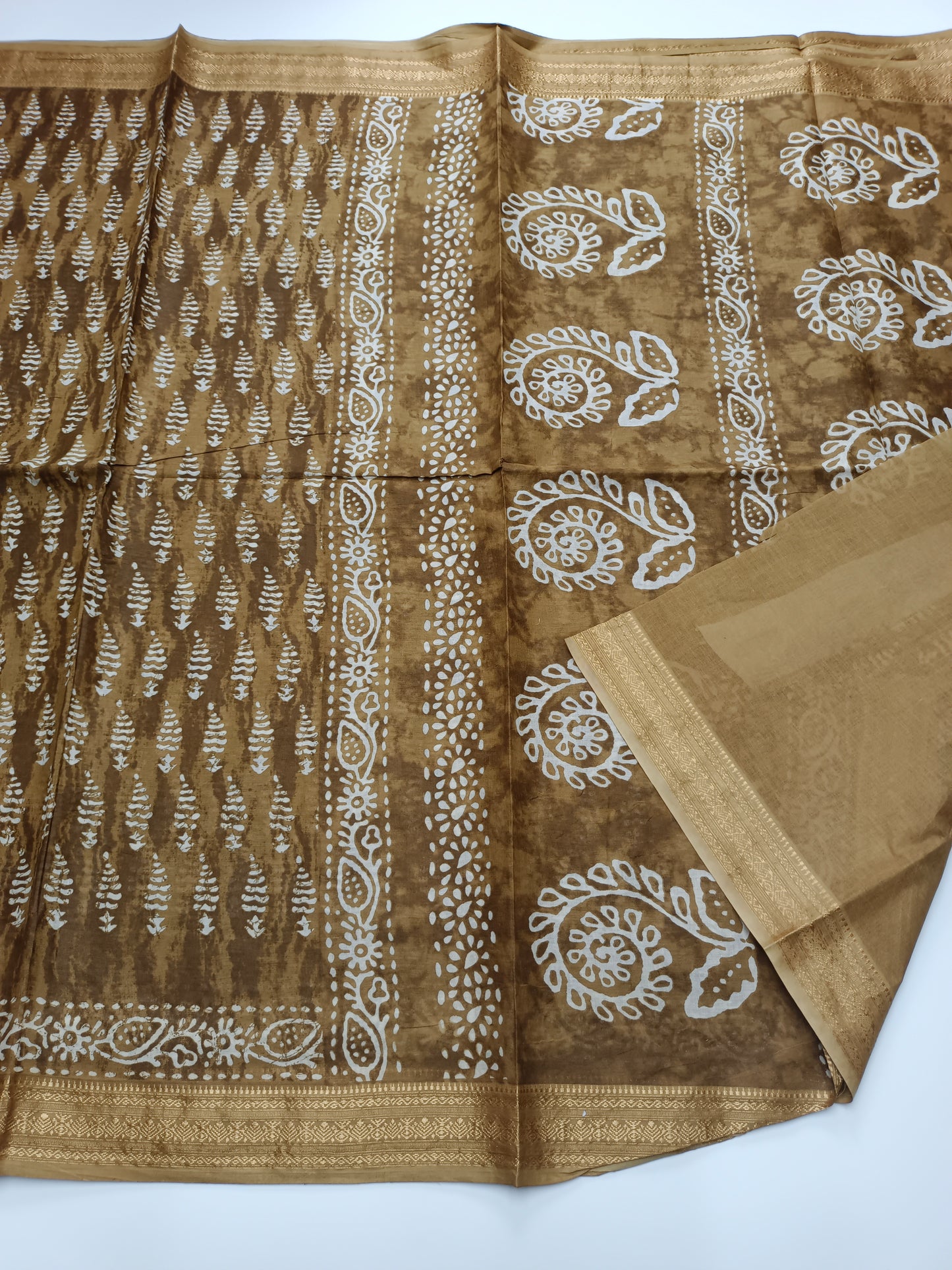 FANCY PRINTED JAIPUR COTTON SAREE
