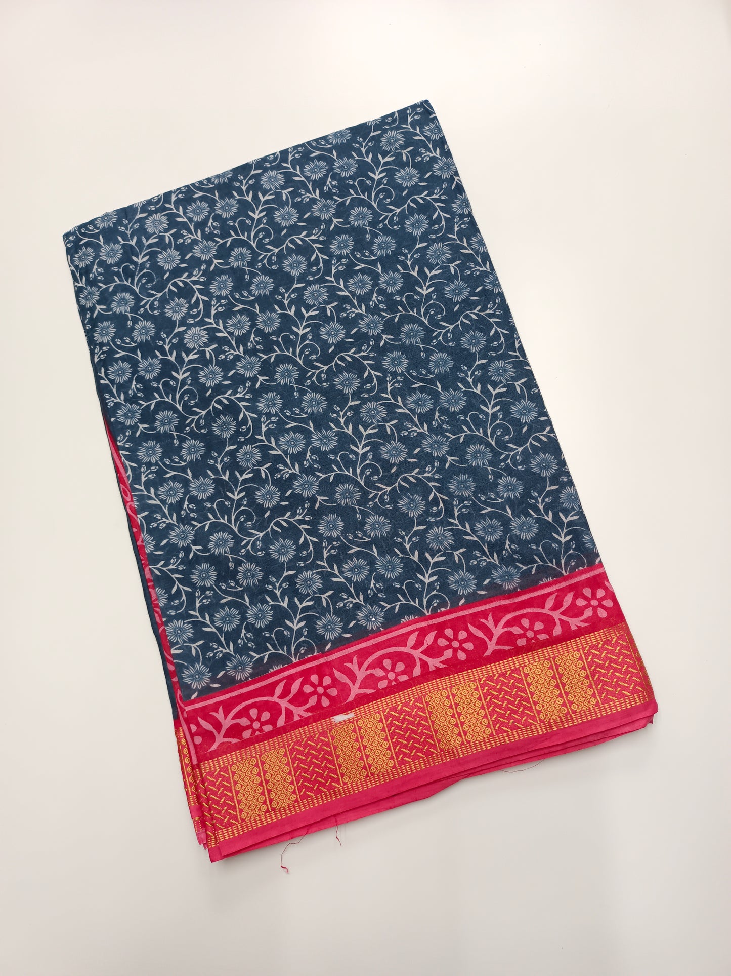 FANCY PRINTED JAIPUR COTTON SAREE