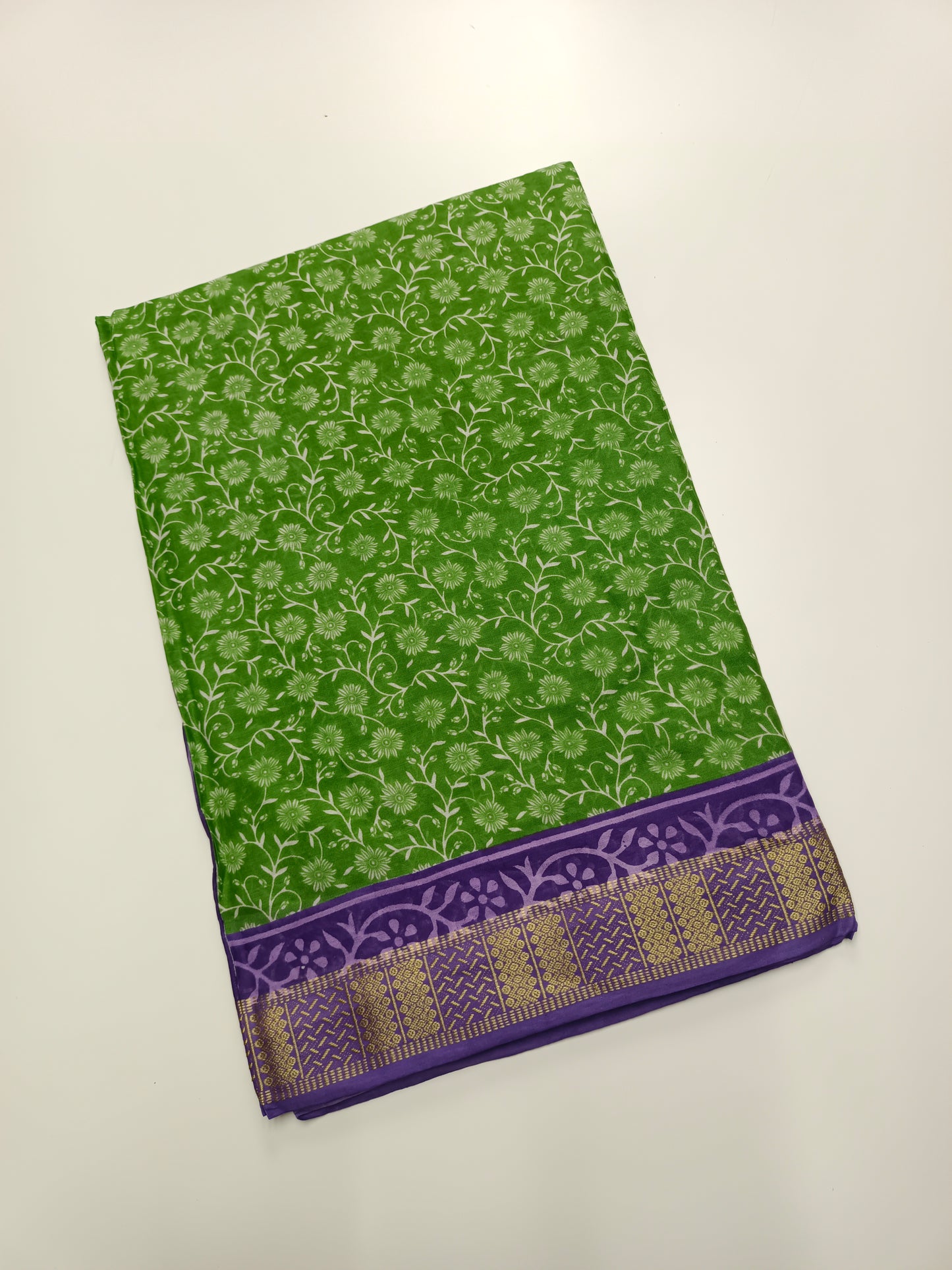 FANCY PRINTED JAIPUR COTTON SAREE